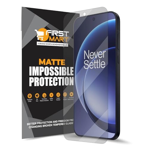 Image of FIRST MART Matte Screen Protector for OnePlus 15 - TPU Anti-Glare Protection, Fingerprint Working, Bubble-Free, Edge to Edge Coverage [ 1 Pack]