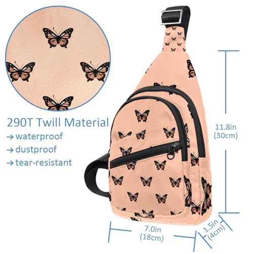 Sac à dos à bandoulière multicolore taille unique avec sangle réglable - 4