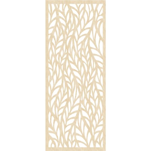 Image of Ortonville Decorative Pierced Fretwork Wood Wall Panels, 29 3 /8 inchW x 74 3 /8 inchH x 1 /4 inchT, Birch