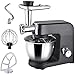 Produktbild Den-Cast-Mixer Stand - 1500w 2 in 1 Multi Functional Küchenmaschine mit 5.5l Futternapf, Fleischwolf, Full Set-Maschine Zubehör - 8 Geschwindigkeitseinstellungen und Anzeige T XIUYU
