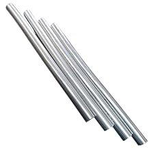 RotoMetals 4pcs 99.99% High Purity Zinc Rod Zinc Metal Anode for Water Purification & School Scientific Experiment Research Diameter 1/4" Length 4" - Made in USA