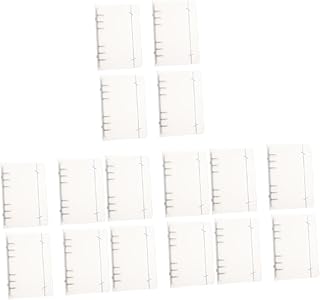 ABOOFAN 16 Peças Capa Protetora A6 Fichário De Diário Capa De Fichário De 6 Furos Capa De Caderno Transparente Capa De Fichário De 6 Argolas Protetores De Bloco De Notas Capa