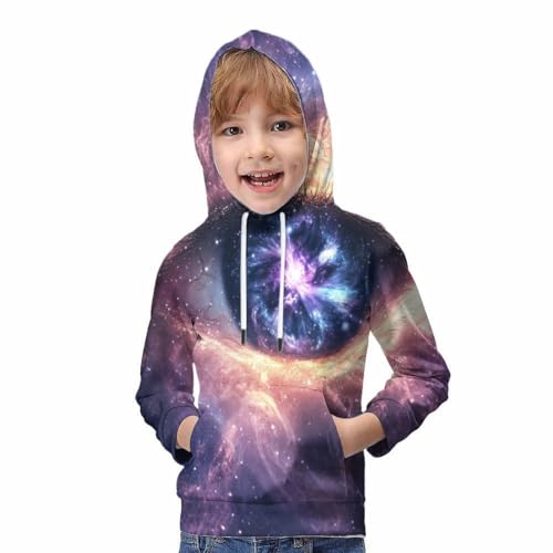 Sweat à capuche Galactic Gaze pull confortable et résistant pour adolescent de 14 ans