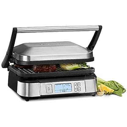 Cuisinart GR-6S Rauchfreier Kontaktgrill-Bundle mit 1 Jahr verlängertem Schutzplan – Bild 3