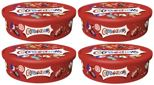 CELEBRATIONS XXL | Minibarras de chocolate | Caja de regalo | Maltesers, Galaxy, Snickers & más (600 g (paquete de 4)