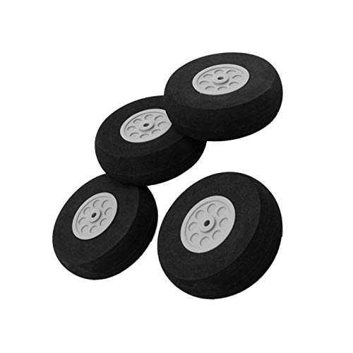 【Partes de juguete de control remoto】 Vuelas de tren de aterrizaje de 6 piezas Eva Rueda de la aeronave de la rueda de esponja for ala fija RC Avión de control remoto - Materiales ambientalmente amiga