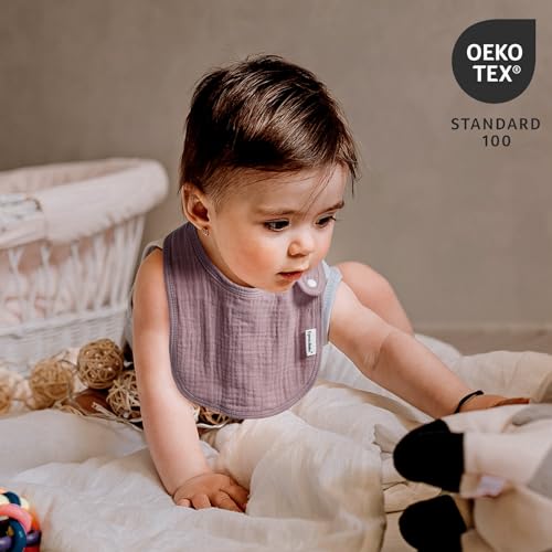 Image of Muslin Baby Bibs for Drooling and Teething,Bibs for Boys Girls