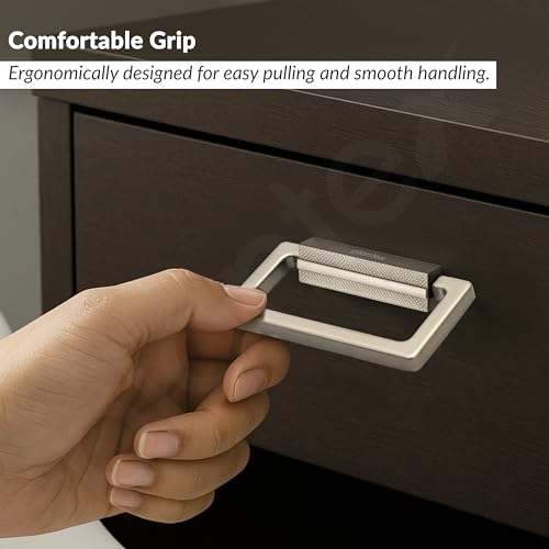 Image of Plantex Rajwadi Drawer Kadi /Drawer Handle /Kadi for Drawers /Pull-Push Kadi for Home /Office Cabinet - Pack of 4 (Satin White)