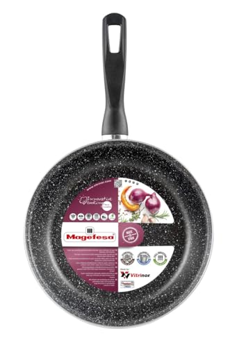 Sartén de acero inoxidable Ø18 cm, resistente y duradera, ideal para cocinar a fuego medio y alto, perfecta para saltear y freír.