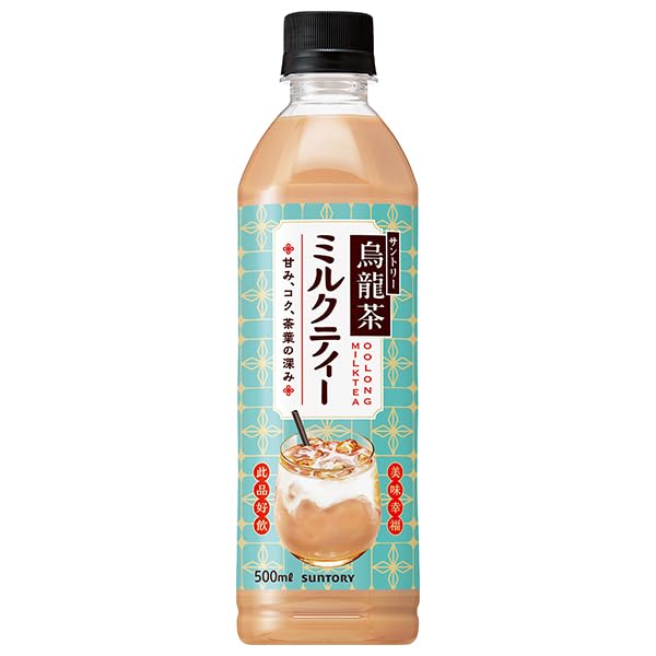 Amazon.co.jp: サントリー 烏龍茶 ミルクティー 500mlペットボトル×24