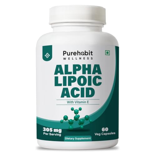 Image of Alpha Lipoic Acid 300mg with Vitamin E 5mg, 60 Veg Caps