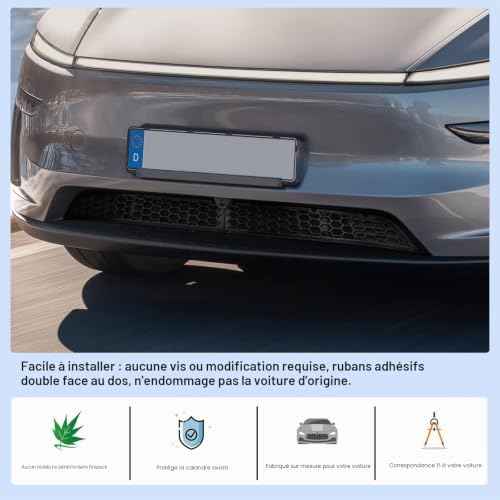 Calandre avant pour Tesla Model Y Juniper 2025 2026 protection pare-chocs