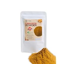 Organic Premium Cinnamon Powder Product of Sri Lanka 2.5 Oz Special Grade Gluten-Free, Non-GMO - Baking, Cooking & Beverages True Ground Harvested in Ceylan