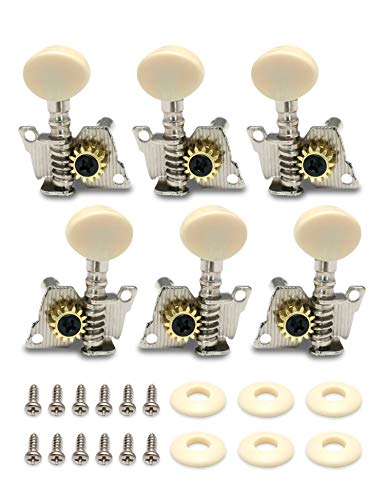 Metallor - Clavijas de afinación para guitarra clásica o guitarra acústica folk, accesorios...