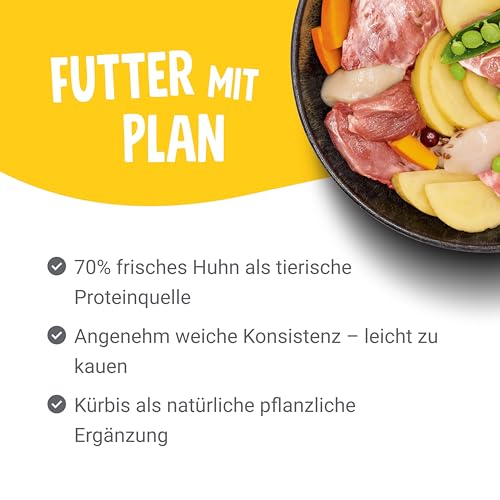 Pets Deli Mini Trockenfutter für Hunde mit Huhn & Kürbis, 2kg