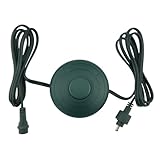 Power Cord 6Ft with On/Off Foot Switch for Christmas Tree Lights Raintight 1/2inch Plug Compatible Replacement for TS-8W29V, TS-13W29V, TS-17W29V, TS-18WL29V, TS-26WL29V, TS-48W29V - NO Lights Mode