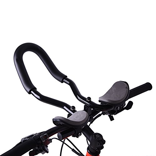 Amazon | 自転車エアロバー 自転車レストハンドルバー アルミニウム