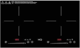 Cooktop de Indução HQ 2 Bocas Portátil 3500W Preto HQ-IDS3502S 220V