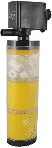 SOBO FE-1503 Internal Aquarium Filter, 3 Stage 1200L/H 15W Submersible Fish Tank Filter with Aeration and Circulation