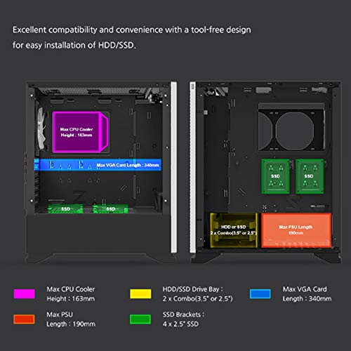 Build My PC, PC Builder, Zalman S5 Black
