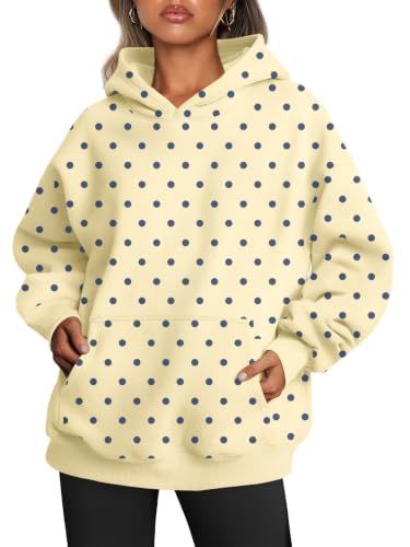 Image of Trendy Queen Women Oversized Hoodies Fall Outfits | Gentle Skin Feel, Aesthetic Drop Shoulder, Large Kangaroo Pocket, Seamless Daily Outfit Match