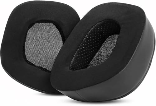 Almohadillas de Repuesto para Auriculares Corsair Void RGB Elite/Pro/Void RGB SE Gaming Headsets 7.1, Cojines con Envoltura de Cuero Premium, Gel Refrescante y Espuma Aislante de Ruido - Negro miniatura 5