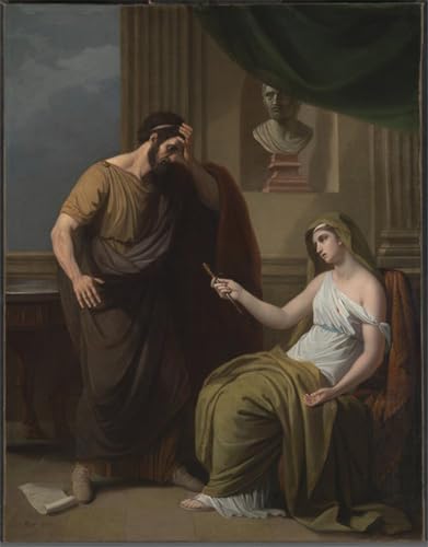 Affiche Benjamin West Paetus et Arria Habiller Grand Mur Vide