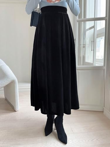 Trend Women's Summer Basic Skirt High Waist Slant Pocket Skirt For Beach4