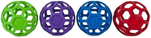 JW Hol-ee Roller Original Durable Rubber Dog Toy, Chew Treat Dispensing Ball - Large - 14cm, for All Breed Sizes