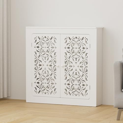 Cache-radiateur meuble bas pour cacher un radiateur et ranger vos objets