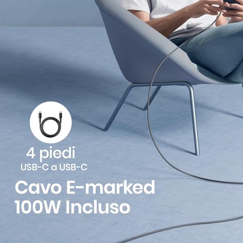 INIU 65 W USB C Charger, PD QC 3.0 Fast Charging Type C Wall Charger Block (wit) - Afbeelding 6