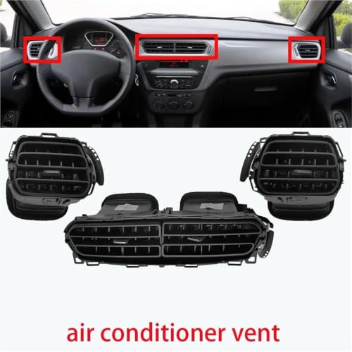 Sortie ventilation centrale Peugeot 301 et Citroën C-Élysée de 2013 à 2019 - 2
