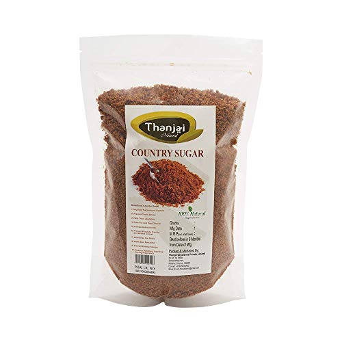 Image of Thanjai Natural 3kg Sugarcane Jaggery Powder | Naatu Sakkarai | Prepared Naturally Pure Country Sugar (3000g)