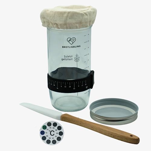 Brotliebling Sauerteig Starterglas Set
