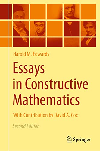 Essays in Constructive Mathematics view 2