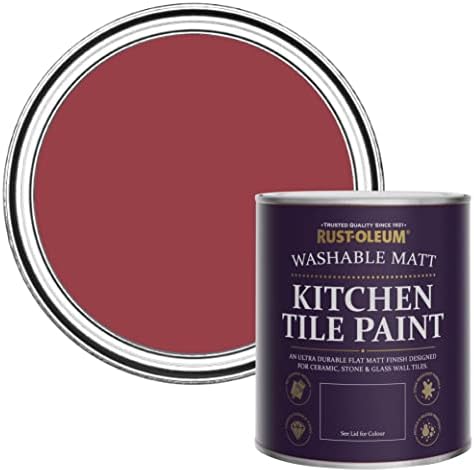 Rust-Oleum Brown water resistant Kitchen Tile Paint in Matt Finish - Rivers Edge 750ml