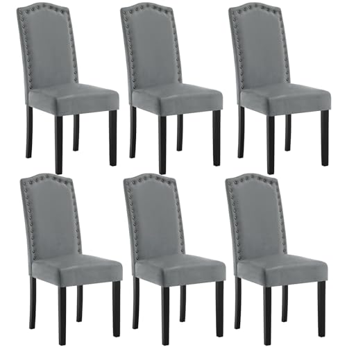 WOLTU Sedie da Cucina Set da 6, Sedie per Sala da