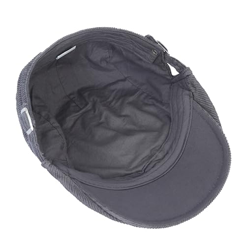 Image of FabSeasons Cotton Ivy Flat Golf Cap - Classic Newsboy Gatsby Hat for Men