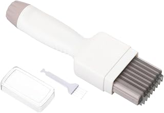 GLEAVI 1set Multifunctional Cutter Tool for Preparation for and Abalone Comfortable Grip and Easy Cleaning White Cleaning Brush and Cover