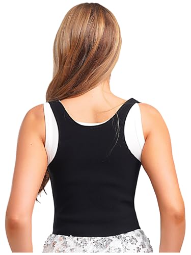 CHICTRY Women's Versatile Sleeveless Waistcoat Button Front Crop Top for Date Night & Special Occasions4