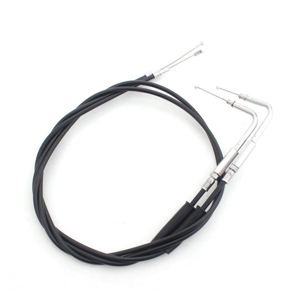 Freno Cable Compatible con Harley FLH FLT FXD FLST FXST 1996-2010 Accesorios de Motocicleta Cable Acelerador 90cm 110cm 130cm Cable Acelerador(130CM BK)