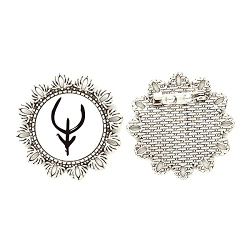 Broche de vaca zodiaco chino de plata medium un regalo amuleto especial