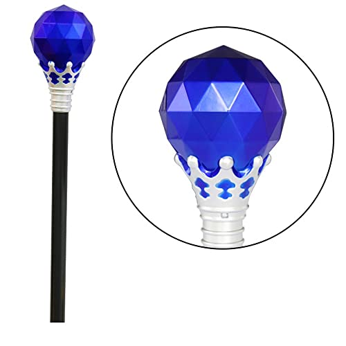 DAGUYS King's Scepter Accessoires d'Halloween Reine Princesse Sceptre Cosplay Sceptre, Bleu, Queen