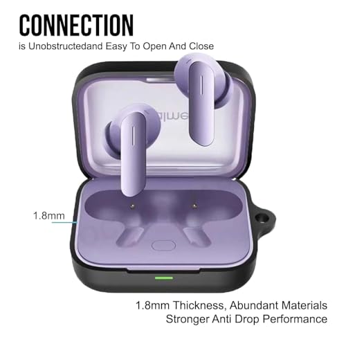 Image of Soft Silicone Case Cover Compatible for Realme Buds Air 7 | 7 Pro (Shiba)