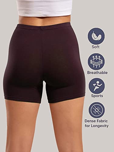 Image of OM SAI LATEST CREATION Poly Spandex Women's Sport Shorts for Regular Fit | Sport Shorts for Workout, Yoga, Running, Exercise, Cycling, Gym Wear for Casual Day (Pack of 2)