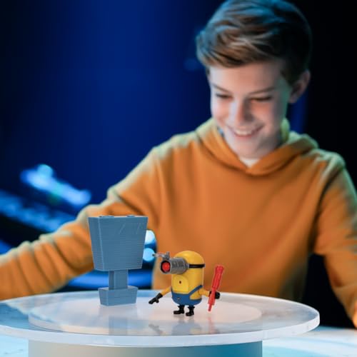 MINIONS Despicable Me 4 Launch & Blast Mega Mel Action Figure, Multicoloured, mały - Image 4