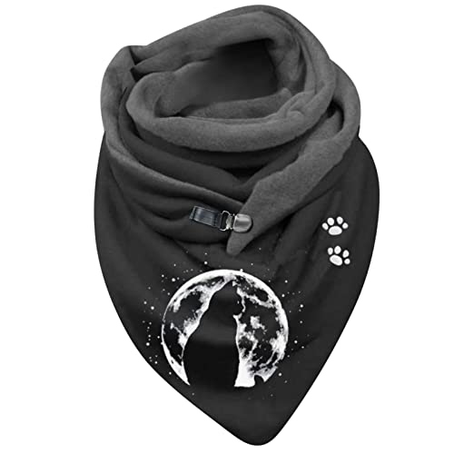 Didadihu Schal Damen Grün：Dreiecksschal Dreieck Musselin Rundschal...