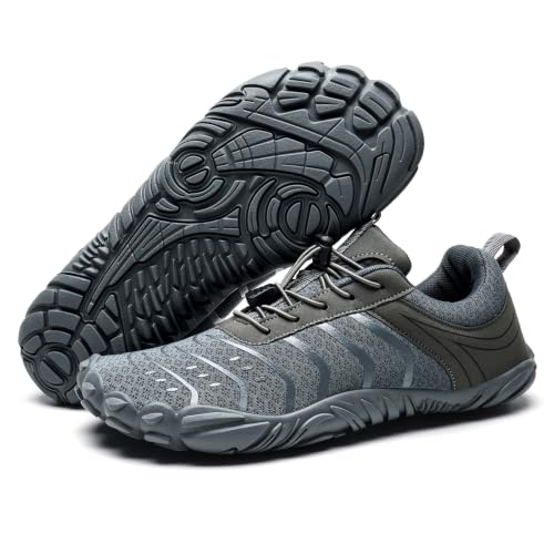 Image of Hiking Barefoot Shoes for Women Men Breathable & Non-Slip Athletic Barefoot Wide Toe Water Shoes Lightweight Perfect for Walking,Running,and Swimming