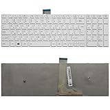 toshiba satellite tastatur treiber Geeignet für den Laptop Jualuliouyonbg Computer & Zubehör RU Version Tastatur for Toshiba Satellite C50-A C50-A506 C50D-A C55T-A C55-A C55D-A (Schwarz) Laptop-Zubehör (Farbe : Weiß)