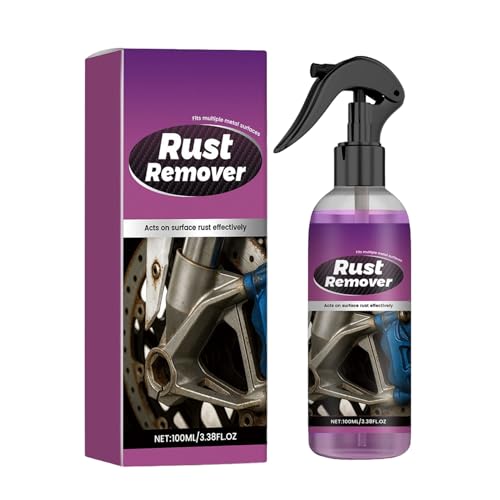 Eliminador De Óxido Metálico | Spray Quitaóxido 100ml | Convertidor de Polvo de Hierro para Frenos,para Ruedas De Auto Chasis De Auto Marino Maquinaria Industrial Reparaciones Hogar Taller
